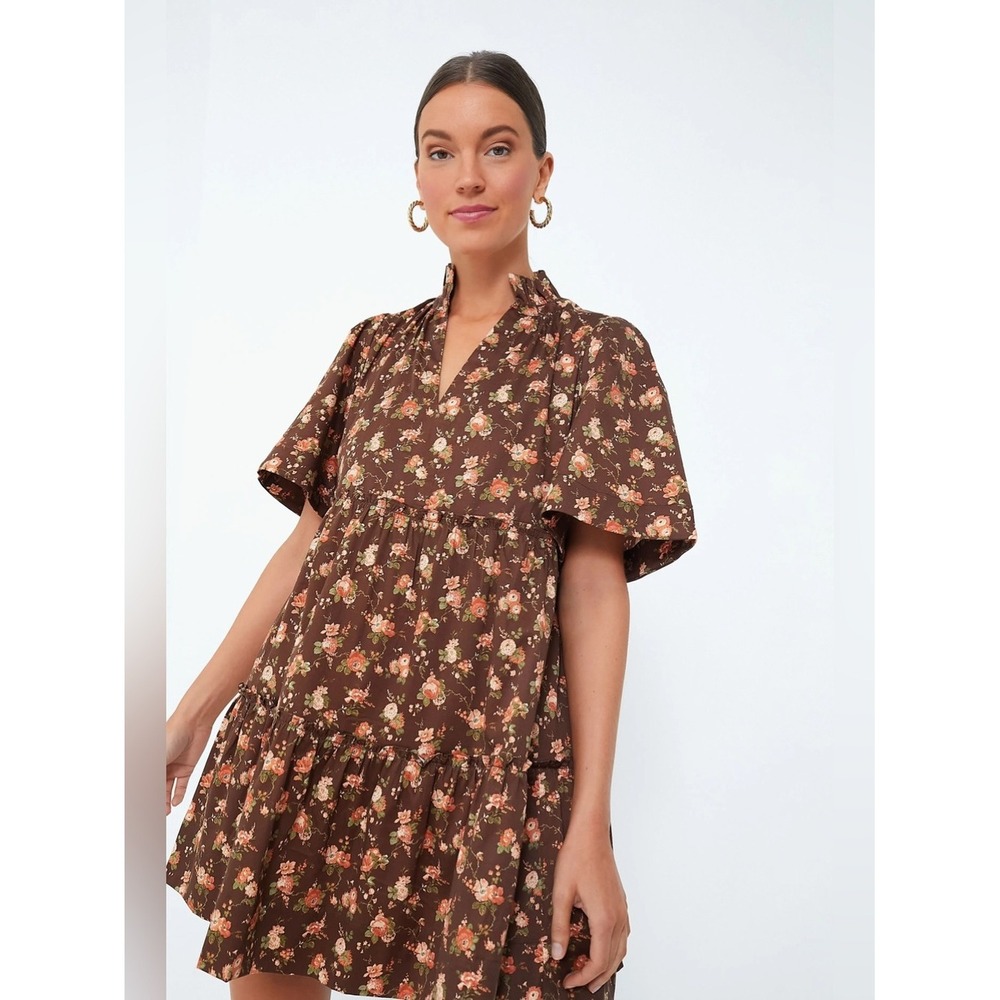 Tuckernuck | NEW Rosewood Chintz Crawford Short Sleeve Mini Dress Size XXL